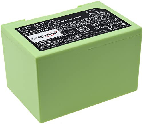 Batterie compatible avec robot aspirateur iRobot Roomba e5158, 14,4 V, Li-Ion