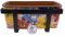 CERÁMICA RAMBLEÑA | Jardinera | Jardinera balcón | Jardinera Exterior | Jardinera Rectangular | Jardinera de cerámica Primavera | 100% Decorada a Mano | 31x13x13 cm | Soporte balcón forja Incluido