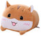 Katze Plüschtier Kissen, Flauschiges Niedliche Stofftier Kuscheltier Tier Puppe Plüsch Kissen Stofftierpuppe Cartoon Plüsch Spielzeug für Kinder Jungen Mädchen Valentine Geburtstag Geschenke,20CM