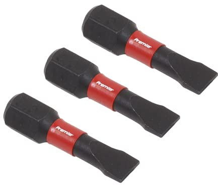 Sealey AK8202 3pc 25mm Slotted 5.5mm Impact Power Tool Bit Set
