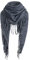 Durio Schal Damen Winter Dreieckstuch Herbstschal Schal Weich Deckenschal Kaschmir Tuch Elegant Mit Fransen Navy Einheitsgröße