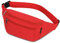 Bauchtasche Gürteltasche Hüfttasche Sport für Damen und Herren Wasserdicht Bauchtasche Doggy Bag Outdoor Groß Handytasche Umhängetasche Camping Wandern Fitness Fahrrad Running (Rot)