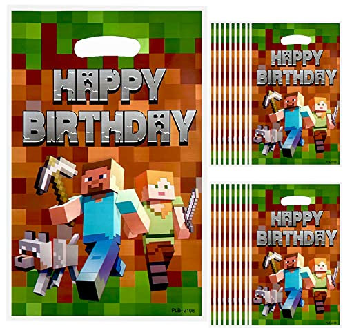 Volsha 30 Pcs Party Gift Bags, Candy Treat Bags for Birthday Party Decorations Party Supplies for Kids Girls or Boys