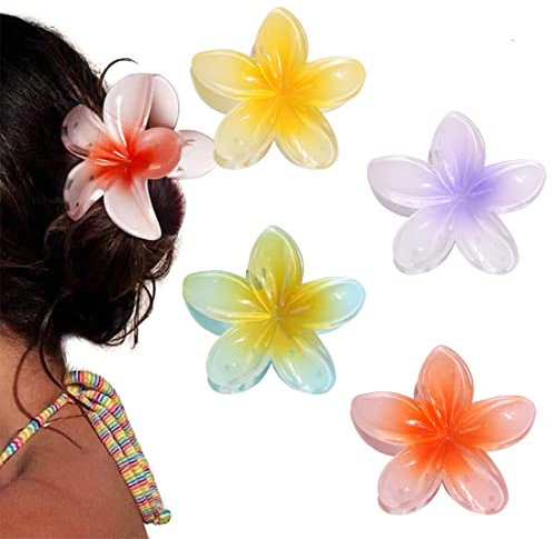 DULSPUE haarklammer,haarspangen damen,haarschmuck,haarspange,haarklammer groß,Haarspangen mit starkem Halt für dickes Haar, Mädchengeschenke für dickes Haar (4 Stück)