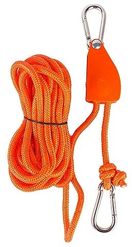 Flaschenzug Handzug Hebezug mit Ratsche Seil 4 mm x 4 Umlenkrolle Seilzug