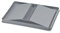 LUTH Premium Profi Parts Couvercle 209 x 240 x 25 mm compatible avec Hailo 1068589 gris clair pour seau intérieur 7 8,5 10 litres dans système de collecte de déchets encastrable