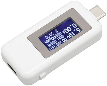 KWS 1802C Spannungs-Strom-Leistungsmessgerät 0 Bis 5,1 A 4 Bis 30 V 0 Bis 155 W Tester, Bidirektionaler Test mit Display, Hohe Genauigkeit, Ideal für Labore und Fabriken