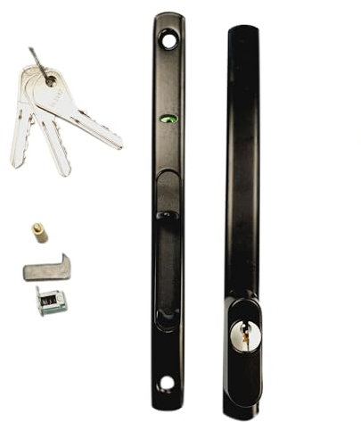 Serrure à clef pour coulissant Technal modèle 3062 (Noir)