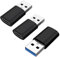 OUDQFCJ 3 pcs Adattatore USB USB C femmina a USB maschio adattatore USB 3.0 tipo C