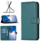 For Sony Xperia 10 VI (2024) Case Geniune Leather Shockproof Flip Wallet Folio Official Phone Case Magnetic Closure Stand Card Slots Bumper Protective Cover for Sony Xperia 10 VI (2024) Green