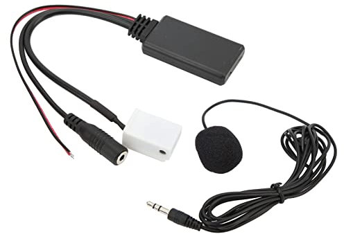 ZJchao Bluetooth Auto Adapter für RCD310 RCD510 RNS510, ABS Auto Bluetooth Adapter mit Mikrofon, Einfache Installation, Kompatibel für AUX Bluetooth Geräte
