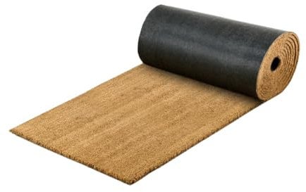 LucaHome - Felpudo Coco 150x100cm 17mm Altura- Felpudo Entrada casa con Base Antideslizante - Exterior e Interior - fácil de Limpiar - Felpudo Resistente para hogar, Oficina, terraza y jardín