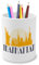 Pot à Crayon en Céramique - Manhattan New York Etats-Unis Luxe Vintage Style - 325 ml