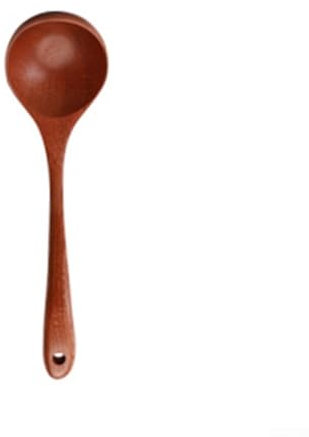 Cucharón hondo de madera de ébano con diseño de cuchara para servir sin esfuerzo para tus platos favoritos
