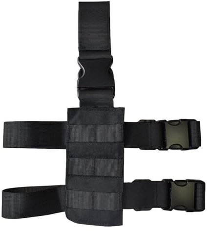 HOUSON Tactical Beingurt，NylonOberschenkelgurt Beinschlaufen Taktische Beintasche für Oberschenkel Holster Leg Hanger Militär mit Schnellverschluss Seite Schnalle