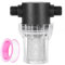 sourcing map Pressure Washer Filter 1/2 NPT Female Thread, Inline Mesh Strainer Attachment, Outlet for Pipe Strainer, Stainless Steel Screen with Sealant Tape (Size:40 Mesh)