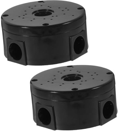 Generisch 2pcs Elektrische Box Runde Wetterfeste Outlet Box Outdoor Junction Runde Box Für Beleuchtung Systeme Kamera