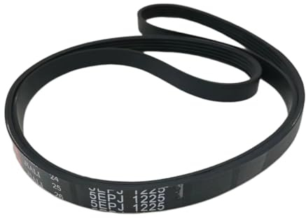 Correa De Transmisión For Lavadora 5EPJ1225, Compatible Con HOOVER CANDY, Lavadora 41021973, 41039460, Correa De Transmisión De Goma 1225J5