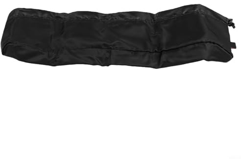 Black Twill Fabric Speaker Dust Cover for RAY Long Soundbar – Protective Sleeve with Elastic Rope Closure, 21 x 13 x 2.5 cm