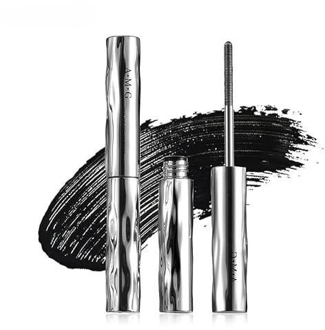 Iron Wand Mascara, 5D Curling & Volumizing Eyelash Mascara, Waterproof, Smudge-Proof & Long-Lasting, Buildable Black Formula for Length, Volume and Definition (Iron Wand Mascara)