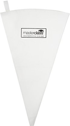 KitchenCraft Master Class Wiederverwendbarer Spritzbeutel, Stoff, Weiß, 30 x 17 x 0.1 cm, KCMCICE30