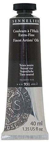 SENNELIER Artists' Extra Fine Oil, 40 ml Tube, Series 2, Neutral Tint, (10-130411-931)