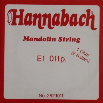 Hannabach e1 Mandoline, Einzelsaite, stark (012)