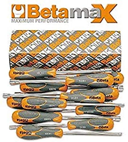 Beta 943BX/S12 - Serie di 12 chiavi a bussola esagonale con impugnatura bimateriale (art. 943BX)