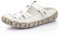 Rieker Femme Chaussures Basses L0396, Dame Mocassin,Chaussons,Pantoufles,Chaussures de Loisirs,entrée Ouverte,Blanc (Weiss / 80),36 EU / 3.5 UK