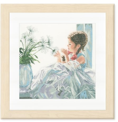Lanarte Counted Cross Stitch Kit: Fortune Telling (Linen), NA, 30 x 30cm