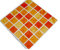 LPS Pack of 10 Tile stickers Terracotta Mediterranean red orange effect Mosaic self adhesive wall art decor tile transfers bathroom backsplash kitchen splashbacks peel and stick tile cover