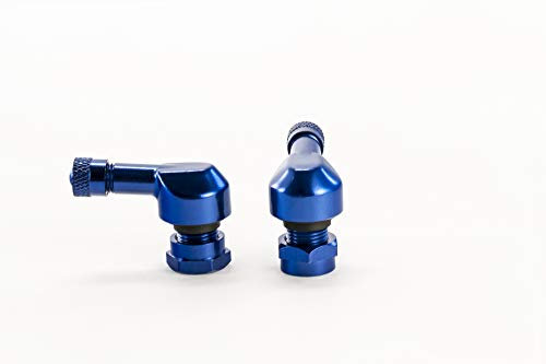 Puig 5591A Ventile Durchmesser-Lochfelge 11 mm Blau