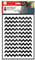 Marabu 0285000000002 - Art Stencil, Motivschablone für effektvolles Schablonieren auf Papier, Keilrahmen, Holz und Textilien, PVC - frei, lasergeschnitten, wiederverwendbar, DIN A4, Chevron Pattern