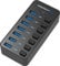 SABRENT USB Hub aktiv 3.2x1, mit netzteil 36W 7port, USB Adapter mehrfach Verlängerung, USB Verteiler, Powered USB hub, langes Kabel mit EIN/AUS-schaltern, für PS5, PC, Laptop, MacBook (HB-BUP7)