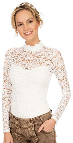 Hangowear Damen Trachtenbody FILIZ weiß S