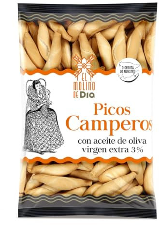 EL MOLINO DE DIA picos camperos con aceite de oliva virgen extra bolsa 200 gr