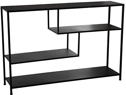 DRW Console Ingresso, Ferro, Nero, 120x30x81cm