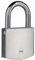 Yale Y120DB/60/135/1 - Cadenas de sécurité laiton chromé 60 mm, anse bore, 3 clés réversibles - Pour garage, portail, abris de jardin...