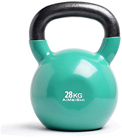 Kettlebells AGYH Männliche Und Weibliche Familienfitness, 11 Farben, 4 Kg Bis 28 Kg Wettbewerbsfähige, Integriertes Formteil (Color : Green 28kg)