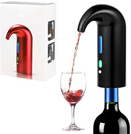 panthem Automatisch Dekanter Weinbelüfter und Spender, Elektrischer Multi-Smart Wein Oxidationsmittel Spender USB Wiederaufladbar Wein Dekantierer