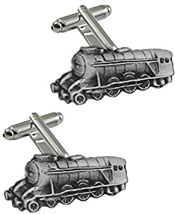 Hand Creations Flying Scotsman R136 Fine English Pewter Cufflinks