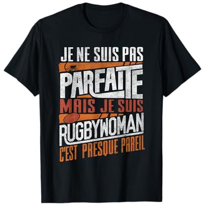 Maillot Rugby Femme Fille Cadeau Joueur De Rugby T-Shirt