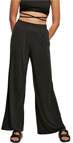 Urban Classics Damen Ladies Modal Wide Leg Pants