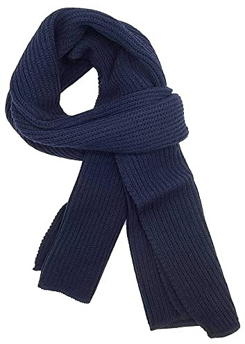 VICSPORT Schal Herren Winterschal Strickschal Unisex Warmer Pure Farbe Schals