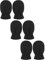 Boyiee 3 Paar Neugeborene Baby und Kleinkind Winter Fäustlinge Handschuhe Fleece (Schwarz, 6-18 Monate)