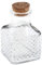 Santex - Pot CARRÉ Vintage Verre 4X4X7CM Transparent