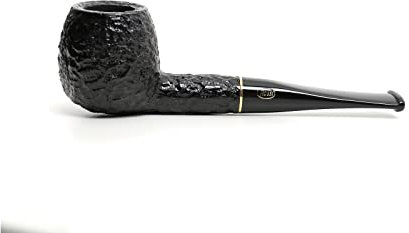 Pipa LA ROSSI 207 6mm - Modello Apple - Finissaggio Rusticato Nero