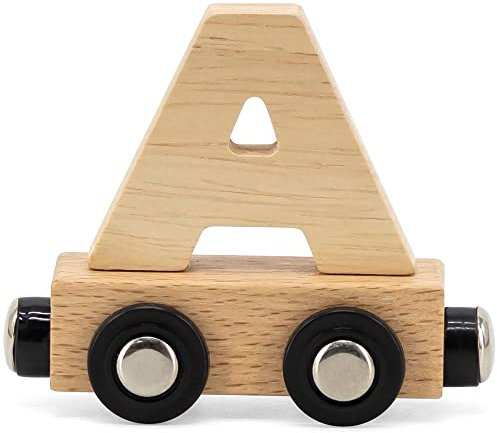 Elefantasie Buchstabenzug Namenszug Holzeisenbahn magnetisch Holzbuchstaben Wunschname zusammenstellen A Natur