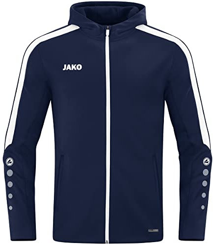 JAKO Power Kapuzenjacke blau, L Herren