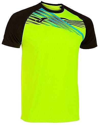 Joma Herren Elite X Tshirt, Neongelb/Schwarz, L